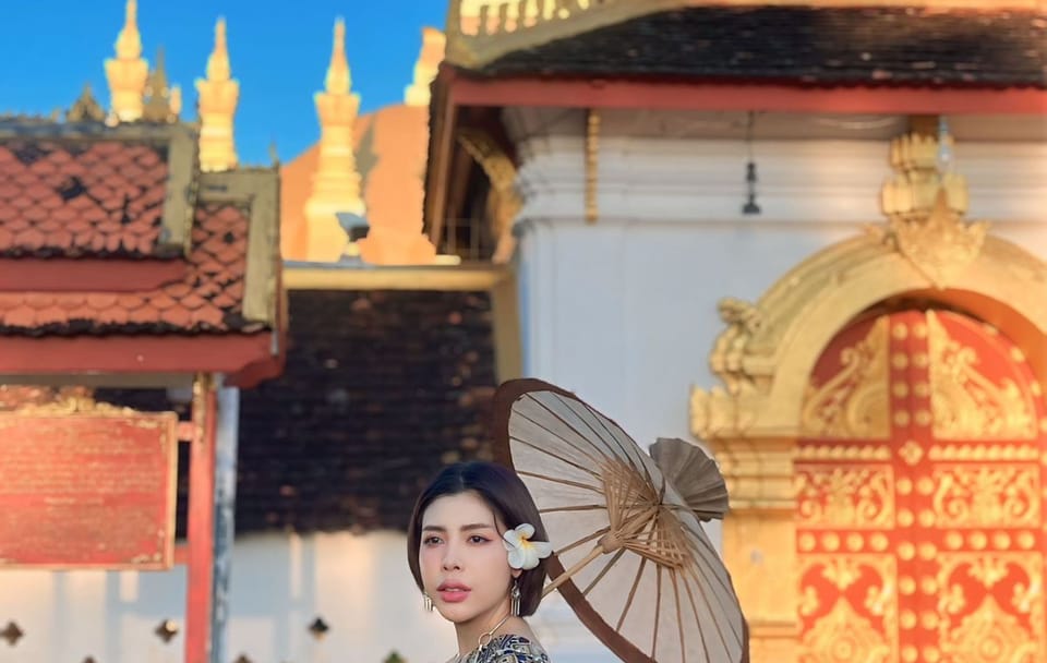 Laos Traditional Costume Experience in Vientiane