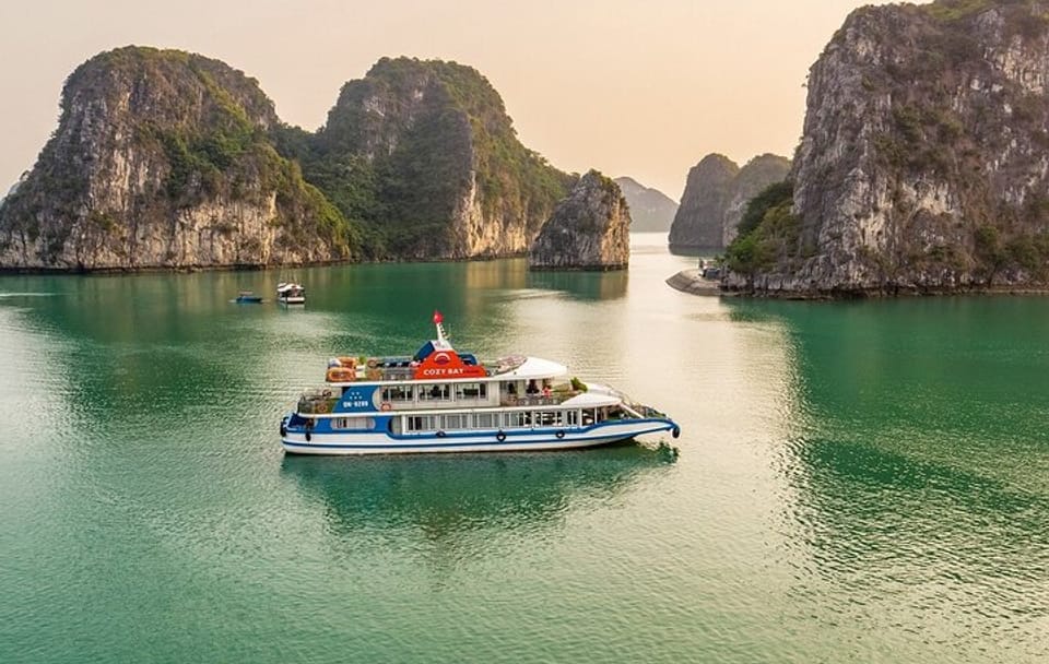 Cozy Bay Premium Cruise 6 Hours Explore Halong Bay FROM Harbor