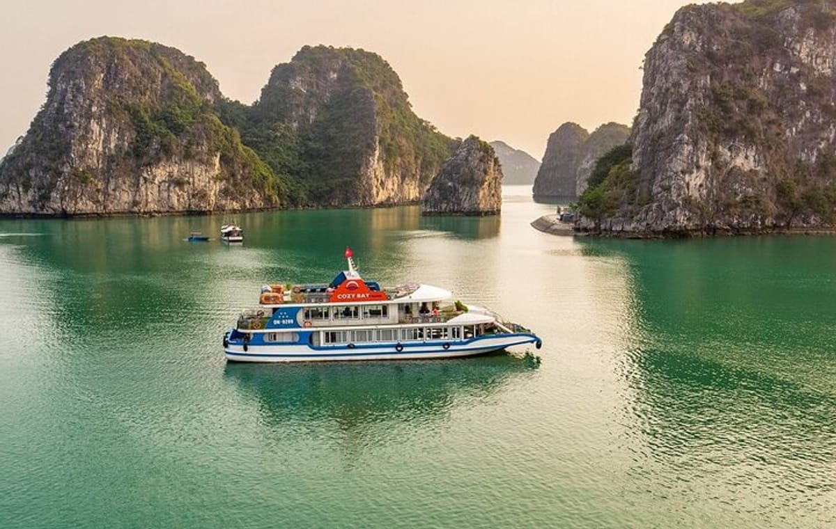 Cozy Bay Premium Cruise 6 Hours Explore Halong Bay FROM Harbor
