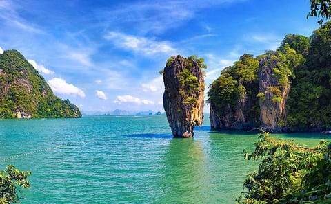 Sunrise Jamebond Island Small Group by Luxury Longtail Boat from Khaolak
