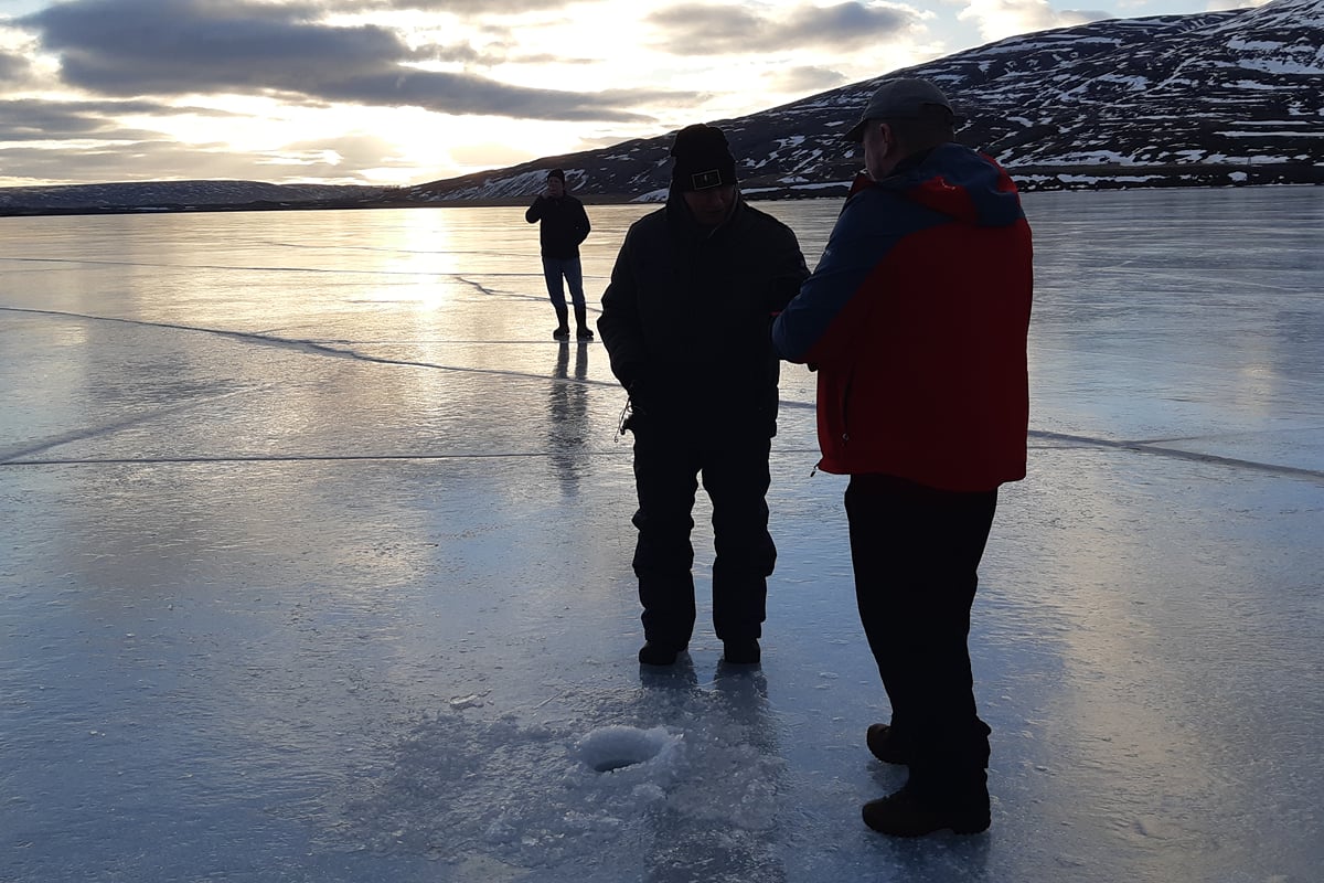 Ice Fishing, Iceland