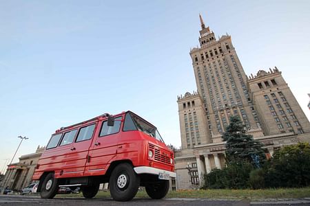 Private Retro Minibus Tour of Communist Warsaw's Historic Landmarks