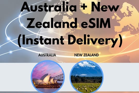 Australia + New Zealand eSIM (Instant Delivery)