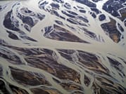 patterns of the river deltas