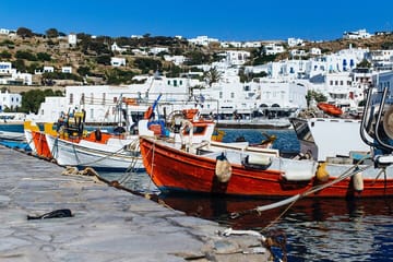 Mykonos Cultural Walk and Minivan Tour to Kalafati Beach