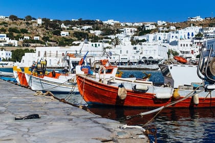 4Hours Mykonos Adventure Walk in Town & Minivan Countryside Tour