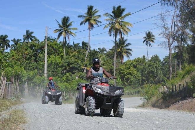 ATV 4 wheel off Road from Amber Cove & Taino bay port silver 9