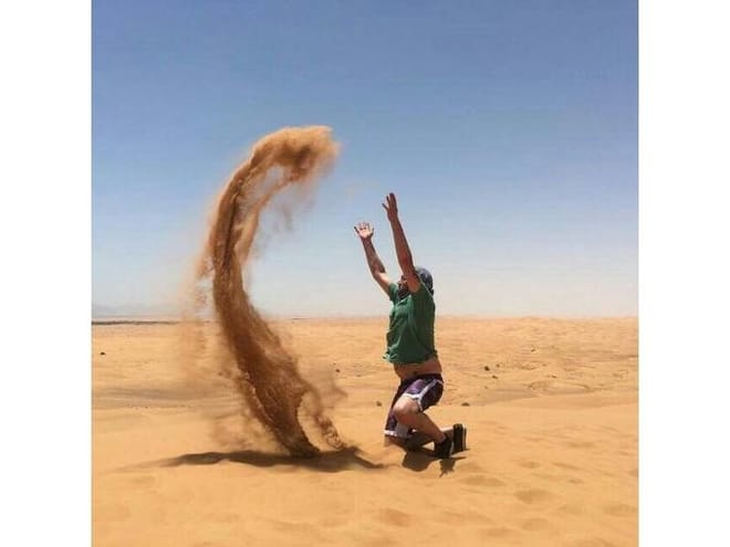 Private Morning Desert Safari And Sand-Boarding  10