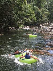 River tubing 45 minutes from Placencia
