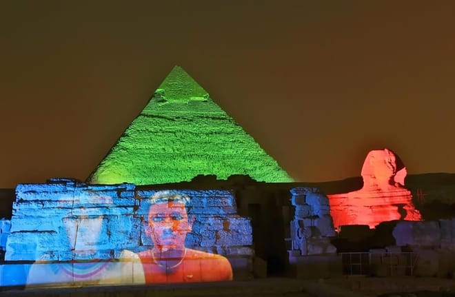 Cairo : Giza Pyramids Sound & Light Show with private transfer  photo 6
