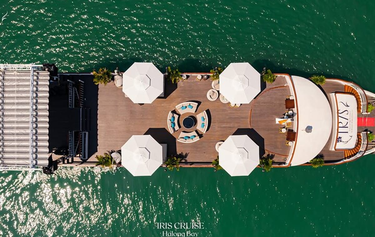 Iris Cruise 5 Star Luxury Halong Bay Day Tour from Harbor