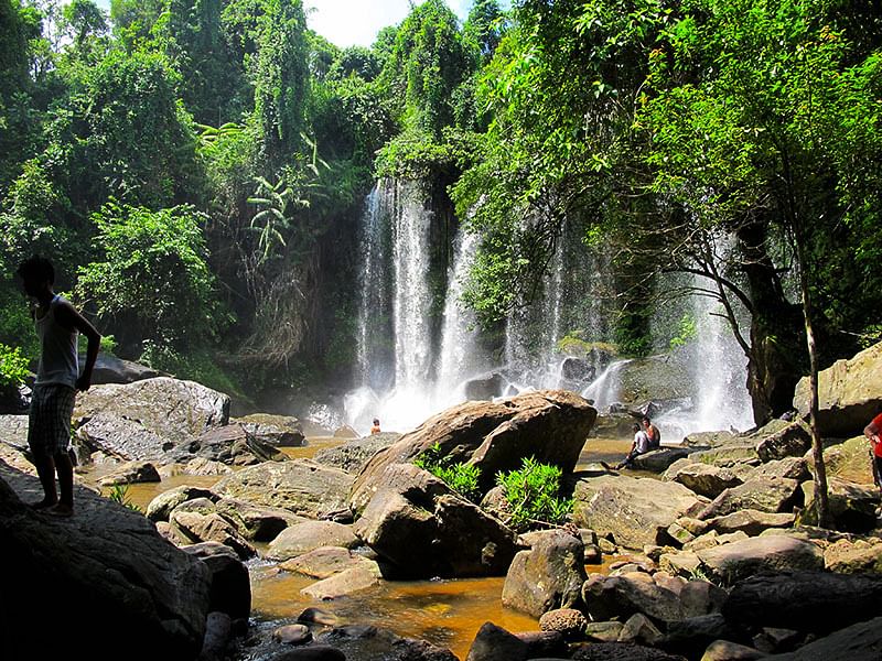 Explore Kulen Mountain: Sacred Khmer History & Stunning Waterfalls