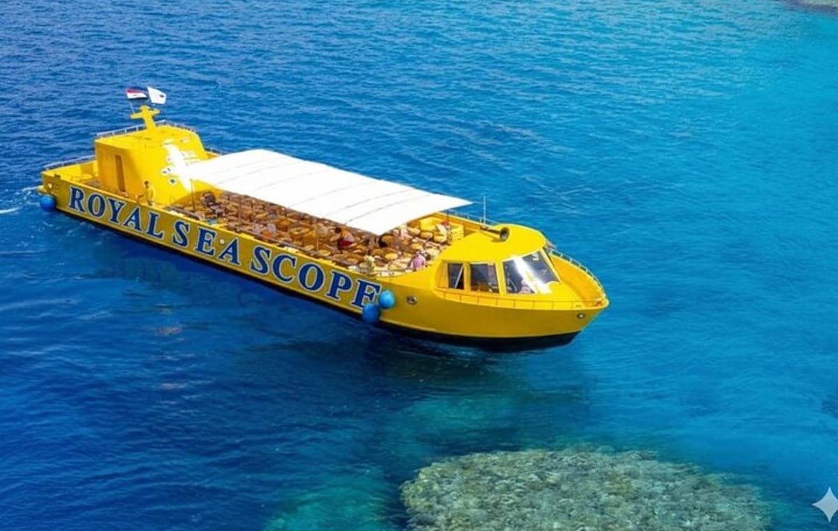 Semi-Submarine – 2-Hour Underwater Tour & Snorkeling – Hurghada