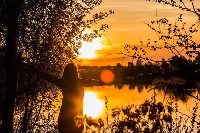 Evening Fishing at the lake