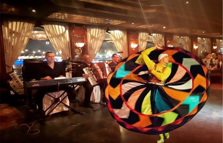 Dinner Cruise on the Nile River in Cairo with Live Entertainment