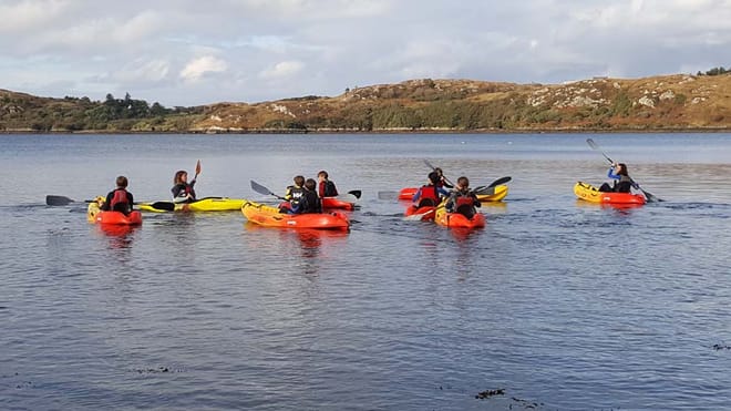Sea kayaking in Killary fjord. Delphi. Mayo. Guided. 3 hours. 5