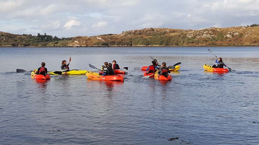Sea kayaking in Killary fjord. Delphi. Mayo. Guided. 3 hours. 5