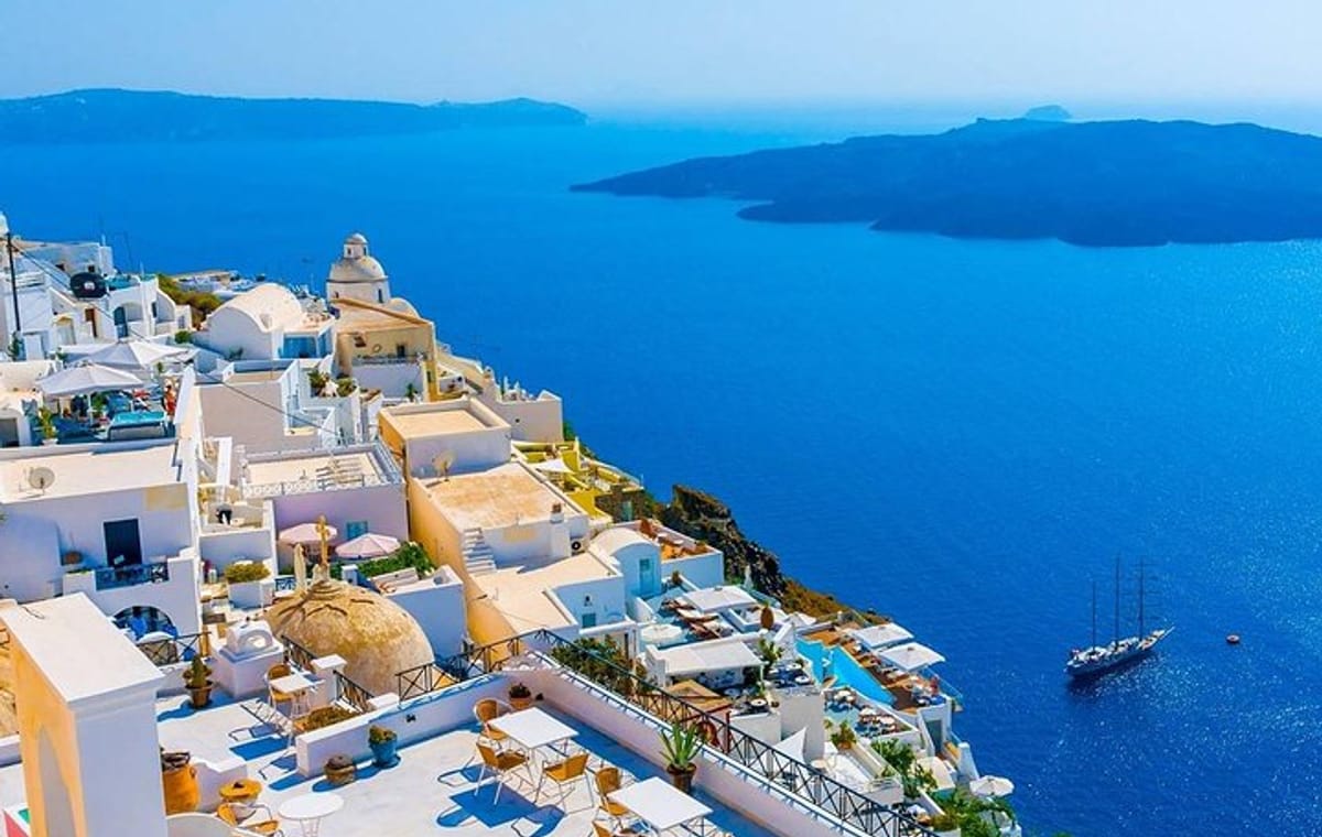 Santorini Day-Trip rent a minivan with driver