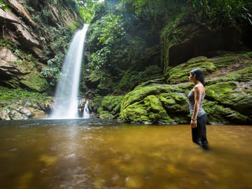 Huacamaillo Waterfall Eco Adventure near Tarapoto, Peru