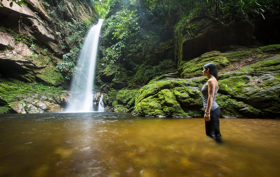 Huacamaillo Waterfall Eco Adventure near Tarapoto, Peru