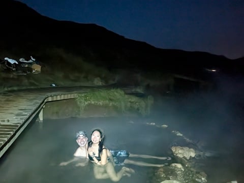 Northern Lights Hike to Reykjadalur Hot River, photo 8