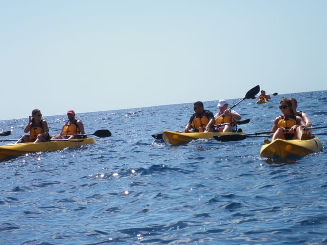 Kayak tour Los Cabos small group ocean kayaking guided experience Baja California