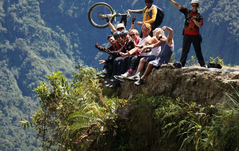 Bike Tour Down the Death Road in La Paz, Bolivia