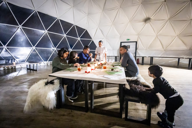 Dinner Under The Northern Lights