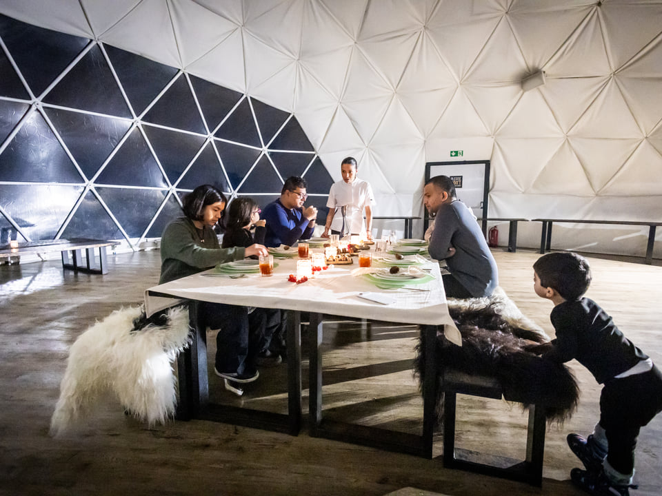 Dinner Under The Northern Lights — Icarus Rising ehf