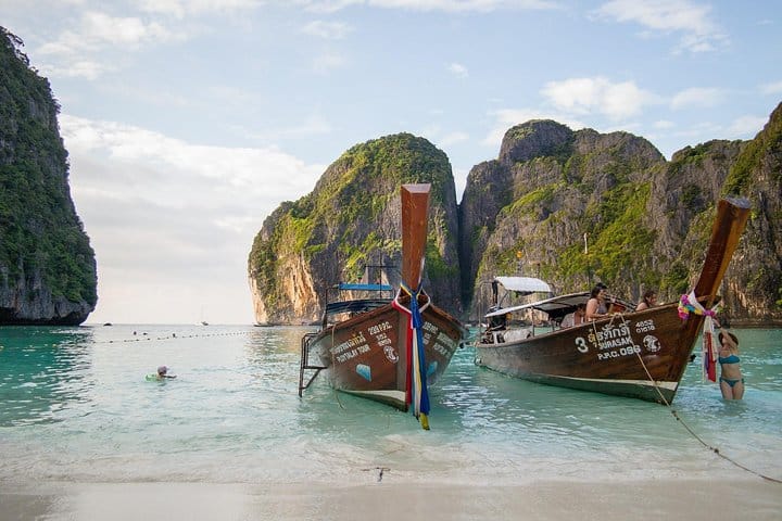 Ample leisure time on James Bond Island means you can go cave exploring, lay out on the beach, or pick up a souvenir from a local stall