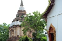 Morning sunrise Doi Suthep+Thai way Monks Alms Offering  7
