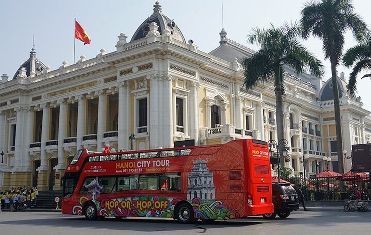 Half-Day Hop On Hop Off Bus Tour in Hanoi