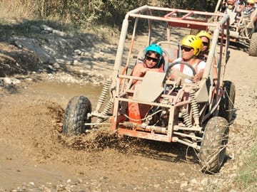 Alanya 4 in 1 Combo Tour Buggy ,Rafting, Zipline, Jeep Safari