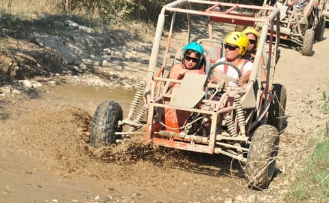 Alanya 4 in 1 Combo Tour Buggy ,Rafting, Zipline, Jeep Safari