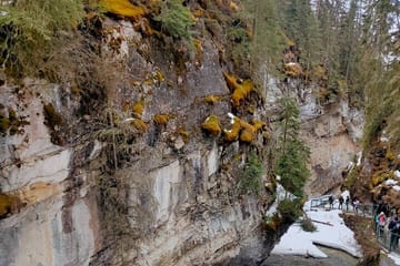 Lake Louise Johnston Canyon Icewalk Banff Town tour from Calgary