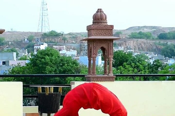 Roof Top Yoga Class in Jee Ri Haveli Hotel