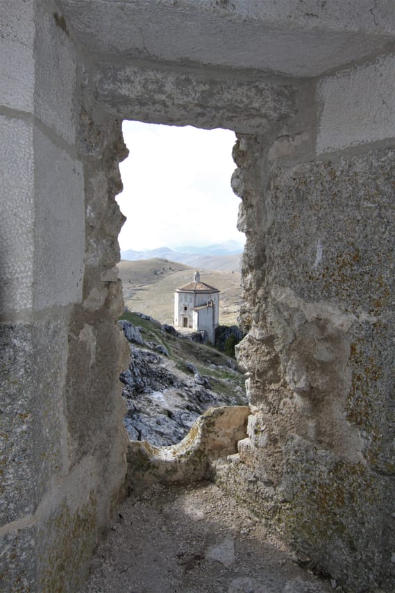 The acient country of Rocca Calascio