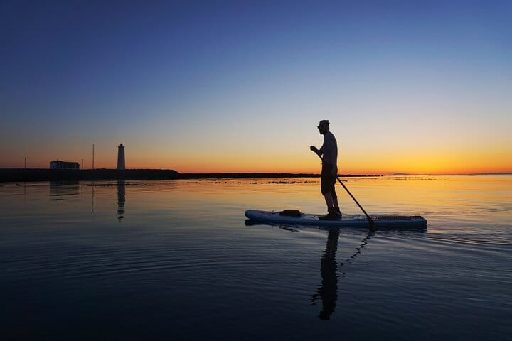 PRIVATE: Reykjavik Sunset & Paddle Board Tour - with photos