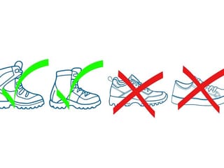 What shoes to wear on your tour