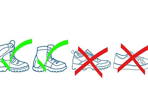 What shoes to wear on your tour