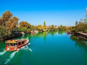 Manavgat River Boat Tour with Bazaar and Waterfall Visit from Alanya