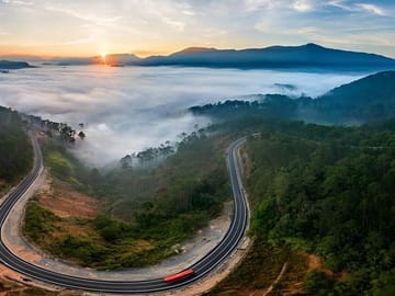 Bike and Hike Adventure to Lang Biang Peak in Dalat