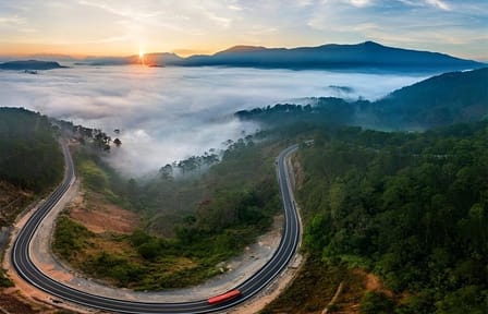 Bike and Hike Adventure to Lang Biang Peak in Dalat