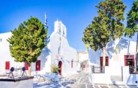 Mykonos 4-Hour Van Tour to Ano Mera Village and Kalafati Beach