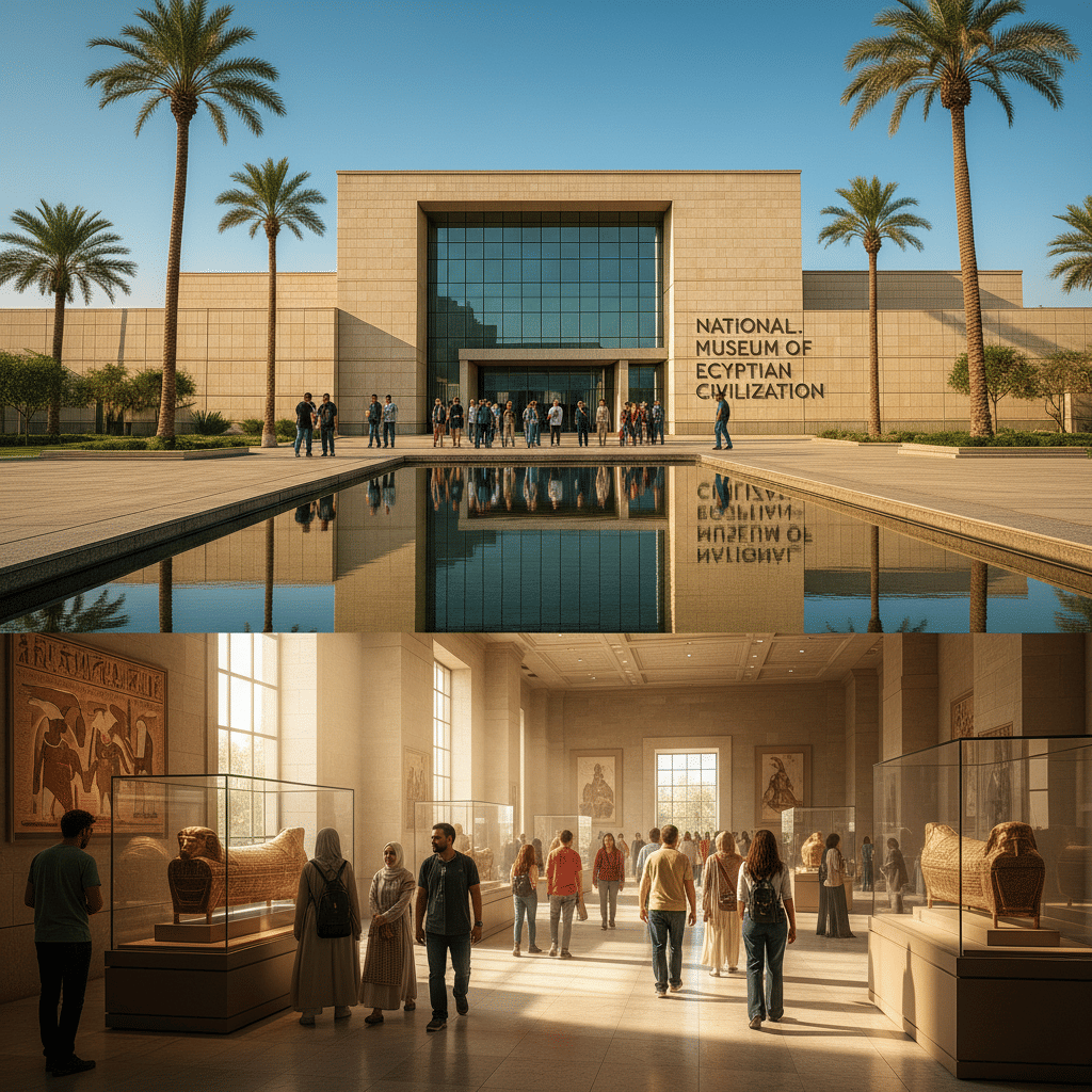 Cairo Half-Day Tour: The National Museum of Egyptian Civilization