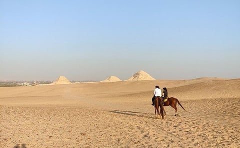 Giza Dessert Horseback Ride – Hidden Pyramids Experience
