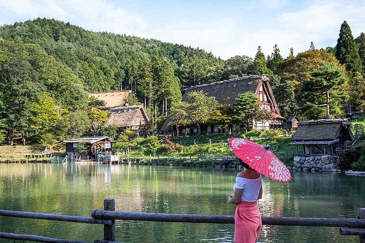 Hida Folk Village Museum Passes in Takayama Japan