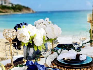Private Gourmet Picnic on the Beach in Philipsburg, Sint Maarten