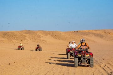 Hurghada ATV Quad Bike and Camel Ride Desert Safari