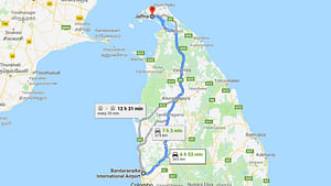 Colombo Airport (CMB) to Jaffna City Private Transfer